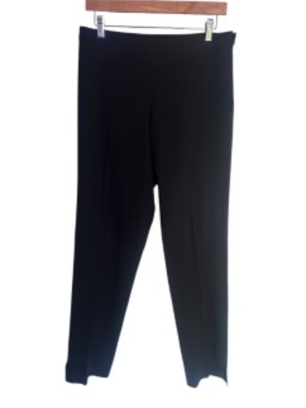 St. John Caviar Black Side Zip Pant 6
